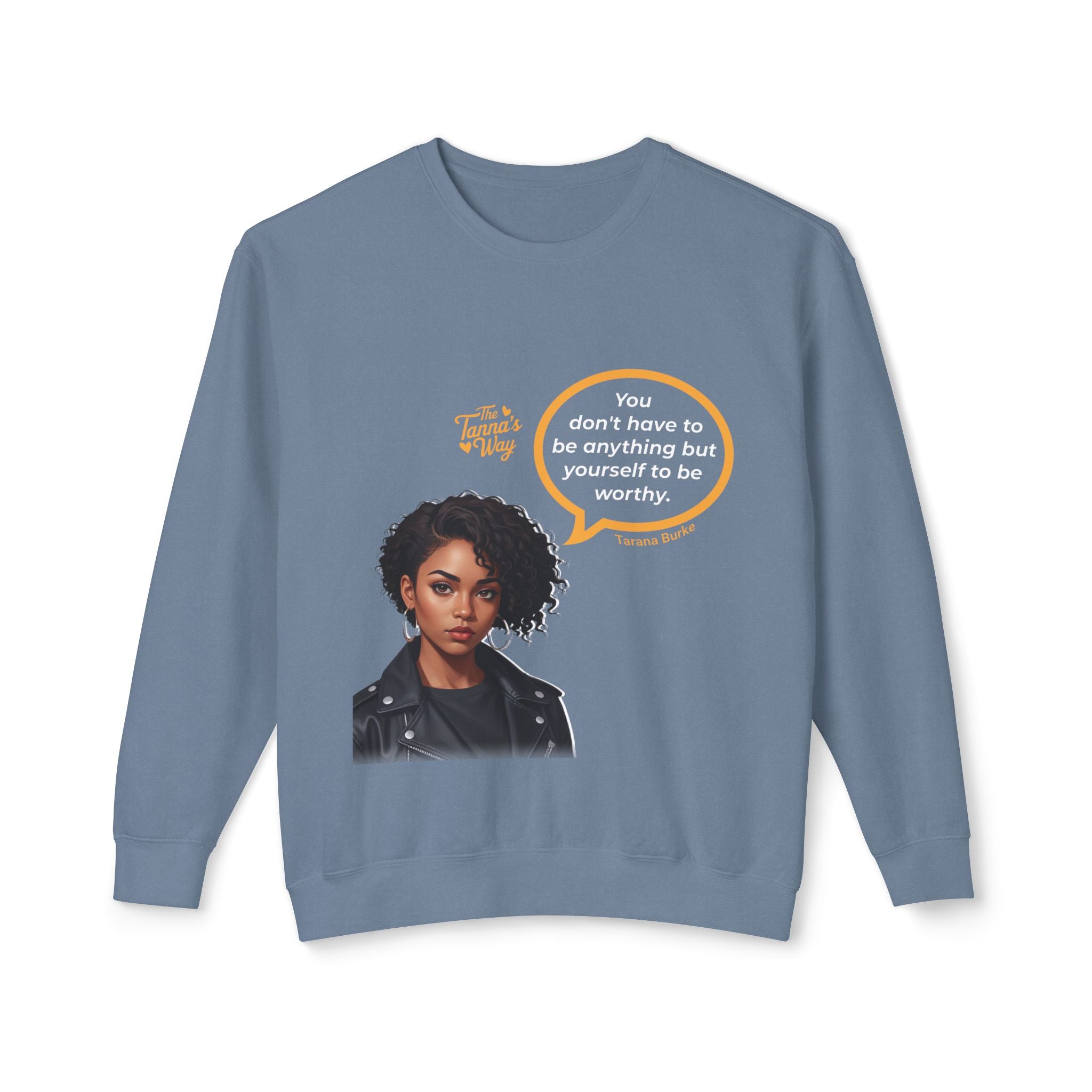 Tarana Burke | Unisex Lightweight Crewneck Sweatshirt